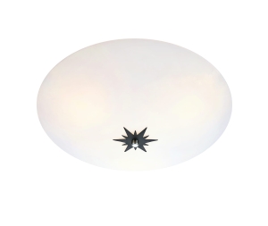 ROSE Plafond 43cm White/Black 108208 Markslojd