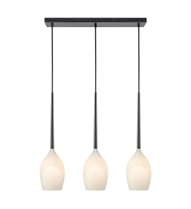 SALUT Wisząca 3L Czarny/Biały 106808 Markslojd