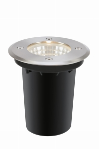 GARDEN 24 Ground Spot 6W Steel/Black 108536 Markslojd