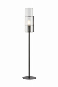 TUBO Table 1L 65cm Black/Clear 108556 Markslojd