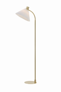 MIRA Floor 1L Brushed Brass/White 108569 Markslojd
