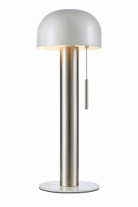 COSTA Table 1L Satin Nickel/White 108577 Markslojd