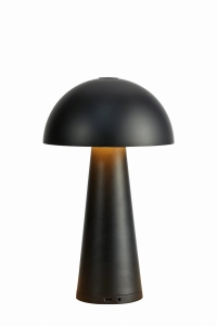 FUNGI Rechargeable Table Matt Black B/O 108655 Markslojd