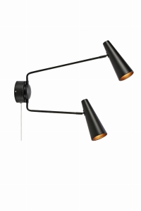 PEAK Wall 2L Black 108690 Markslojd