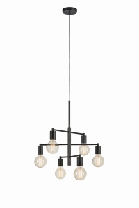 CIELO Pendant 6L Sandy Black 108717 Markslojd