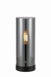 POST Table 1L 9cm Black/Plated Smoke 108718 Markslojd