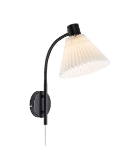 MIRA Ścienna 1L Black/White 108752 Markslojd