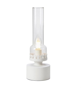 KANDELLA Stołowa 1L Sandy White/Clear 108787 Markslojd