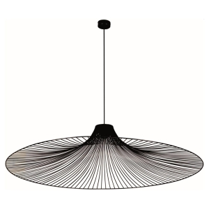 Druciana, designerska lampa z szerokim kloszem KP-09 z serii DOT Kaja Lighting