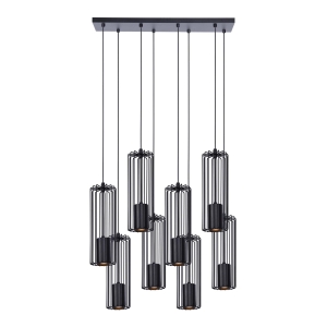 Okazała lampa wisząca idealna nad stół w jadalni K-4933 z serii FALCON Kaja Lighting