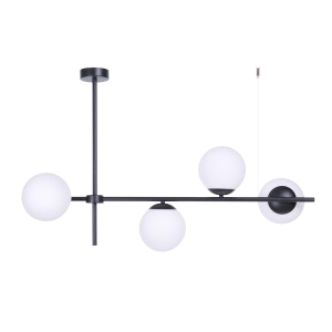 Czarno-biała lampa sufitowa w nowoczesnym stylu K-4736 z serii VUELTA Kaja Lighting