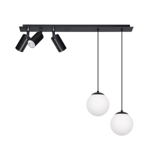 Lampa łącząca nowoczesne tuby i klasyczne klosze K-4138 z serii ALBIO Kaja Lighting