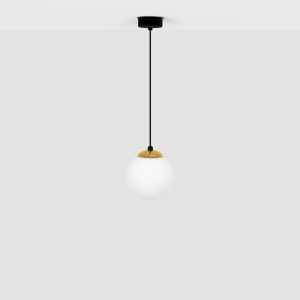 Lampa wisząca z białym matowym kloszem 14 cm K-4910 z serii ISLA Kaja Lighting