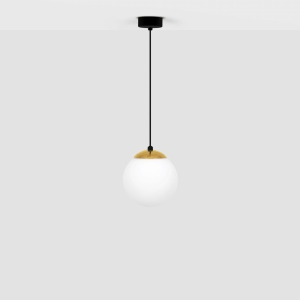 Lampa wisząca na duży gwint z mlecznym kloszem K-4911 z serii ISLA Kaja Lighting