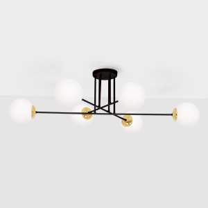 Lampa sufitowa w kształcie krzyżujących się prętów K-4915 z serii ISLA Kaja Lighting