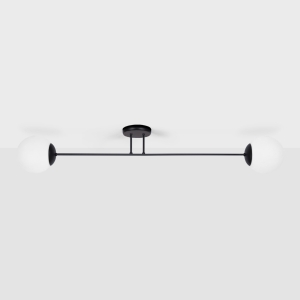 Niesymetryczna lampa sufitowa z dwoma kloszami K-4923 z serii SAVOY Kaja Lighting