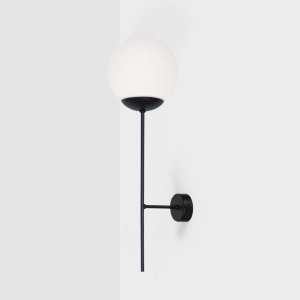 Dekoracyjny czarny kinkiet do nowoczesnego wnętrza K-4926 z serii SAVOY Kaja Lighting
