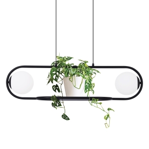 Gustowna lampa wisząca z funkcją kwietnika K-4961 z serii FINESTRA Kaja Lighting