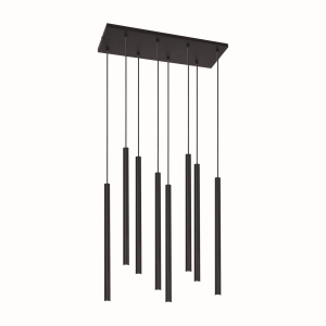 Duża, dekoracyjna, czarna lampa wisząca do jadalni K-4863 z serii GELATO Kaja Lighting