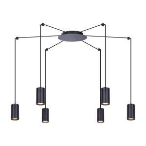 Lampa wisząca na sześć żarówek - pająk - K-4898 z serii PUERTO Kaja Lighting