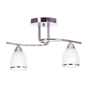 Podwójna, klasyczna lampa sufitowa K-JSL-8090/2 CHR z serii SAMIRA Kaja Lighting
