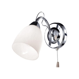 Ponadczasowy kinkiet z włącznikiem K-JSL-6218/1W CHR z serii ARON Kaja Lighting