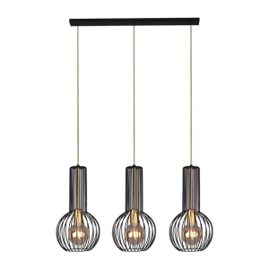 Lampa wisząca na listwie, nad blat kuchenny K-4521 z serii ARVI BLACK Kaja Lighting