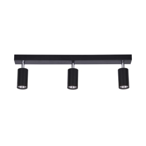 Klasyczna, czarna listwa z ruchomymi reflektorami K-4727 z serii MONTI Kaja Lighting