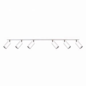 Długa lampa na listwie, sześć ruchomych reflektorów K-4557 z serii KAYLA Kaja Lighting