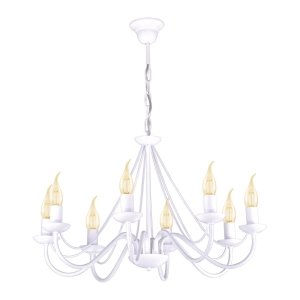 Duży, świecznikowy żyrandol do salonu K-3997 z serii BARTEZ II Kaja Lighting