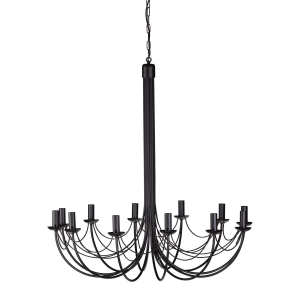 Rozłożysty, świecznikowy, industrialny żyrandol K-3522 z serii PERSEO Kaja Lighting