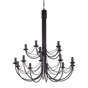 Dwupoziomowy żyrandol w kształcie świecznika K-3523 z serii PERSEO Kaja Lighting