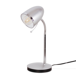 Stylowa lampka biurkowa dla ucznia K-MT-200 SREBRNY z serii KAJTEK Kaja Lighting