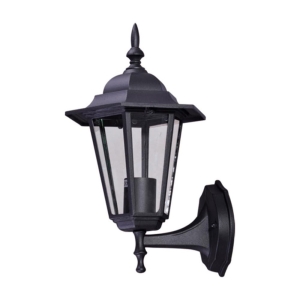 Stylowa, górna lampa elewacyjna K-5009A UP CZARNY z serii STANDARD Kaja Lighting