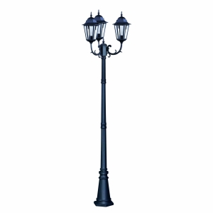 Wysoka, stylowa latarnia ogrodowa K-7006A2/3 CZARNY z serii LOZANA Kaja Lighting