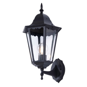 Ponadczasowy kinkiet zewnętrzny K-5006A UP CZARNY z serii LOZANA Kaja Lighting