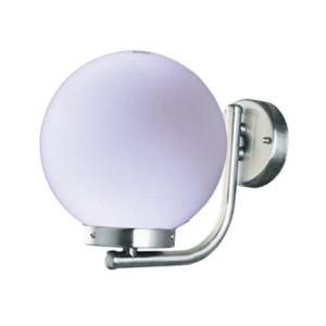 Kinkiet zewnętrzny z okrągłym, mlecznym kloszem K-LP270A z serii ANA Kaja Lighting