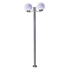 Wysoka, dwuramienna latarnia ogrodowa K-LP270-2200 z serii ANA Kaja Lighting