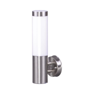 Minimalistyczny kinkiet elewacyjny srebrna tuba K-LP231A z serii ANICA Kaja Lighting