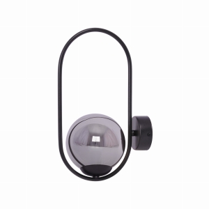 Designerski kinkiet z grafitowym kloszem K-5115 z serii DAVOS Kaja Lighting