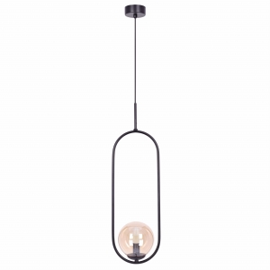 Pojedyncza, niebanalna lampa wisząca z kloszem K-5120 z serii VENTA Kaja Lighting
