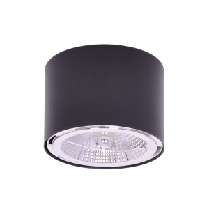 Czarny spot do każdego wnętrza, gwint GU10 AR111 K-5132 z serii HORN Kaja Lighting
