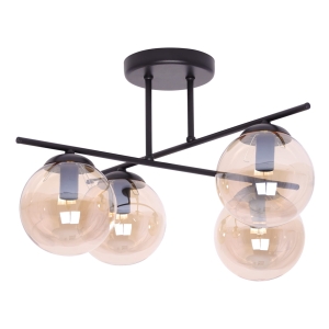 Wyjątkowa lampa sufitowa z czterema kloszami K-5161 z serii DELTA Kaja Lighting