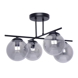 Lampa sufitowa z kloszami w kolorze grafitu K-5166 z serii GAMMA Kaja Lighting