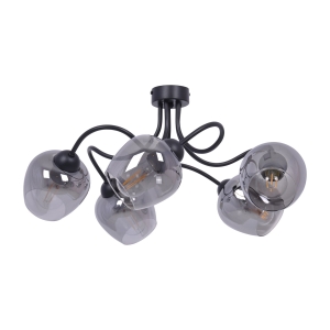 Stylowa lampa sufitowa z pięcioma kloszami K-5196 z serii SARA Kaja Lighting