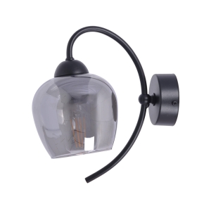 Grafitowa lampa ścienna do doświetlenia salonu K-5197 z serii SARA Kaja Lighting