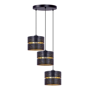 Lampa wisząca z trzema ażurowymi abażurami K-5222 z serii ZIMBO Kaja Lighting