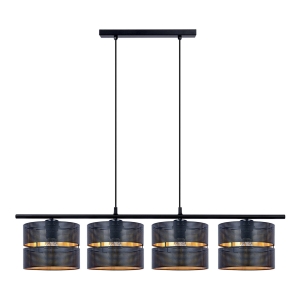 Lampa wisząca na listwie z ozdobnymi abażurami K-5223 z serii ZIMBO Kaja Lighting
