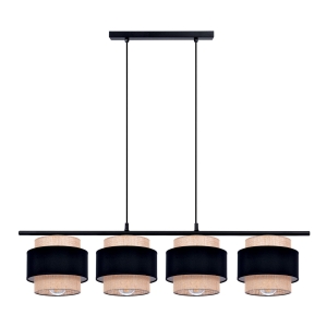 Lampa wisząca do jadalni, niebanalne abażury K-5233 z serii GATO Kaja Lighting