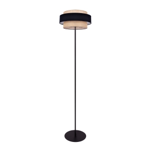 Efektowna lampa podłogowa z podwójnym abażurem K-5235 z serii GATO Kaja Lighting